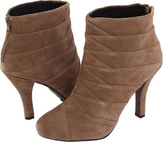 Me Too Jumper Womens Dress Zip Boots Taupe Suede : 6 M