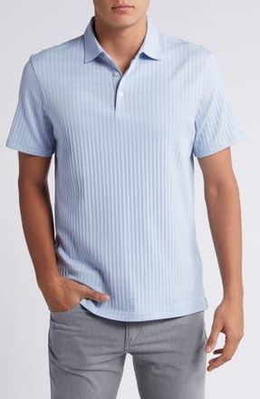 Robert Barakett Mozart Slim Fit Jacquard Polo in Light Blue at Nordstrom Rack, Size Xx-Large