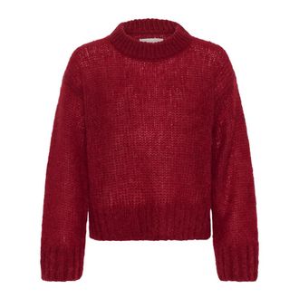 Part Two Jersey de cuello redondo - Knitwear - Mujer - Rojo - L