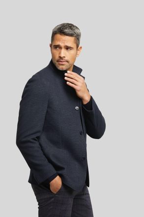 Bugatti Sakko BUGATTI, Herren, Gr. 32, blau (marine), 80% Wolle, 20% Polyester, normal, normaler Saum, Sakkos Sakko, mit hohem Wollanteil