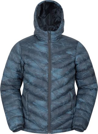 Mountain Warehouse Seasons Womens Padded Jacket - Water Resistant Coat, Puffer Jacket, Front Pockets, Adjustable Elastic Cuffs & Hood - For Autumn, Winter, Outdoors Dark