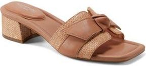 Rockport Carsie Knotted Slide Sandal in Medium Natural at Nordstrom Rack, Size 8.5