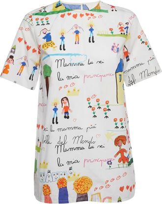 Dolce & Gabbana T-shirt con stampa - Bianco