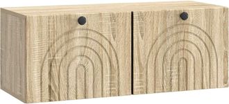 vidaXL Mueble Para Tv De Pared Roble Sonoma 78,5 X 31 X 30 Cm Vidaxl