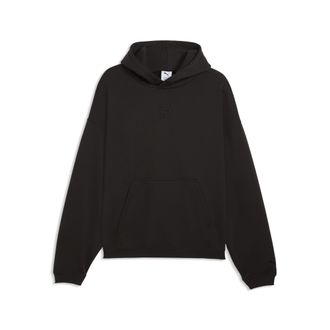 Puma Felpa da basket con cappuccio in pile Fundamentals dal taglio morbido da uomo, Accessori, Nero, 3XL