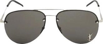 Saint Laurent Occhiali da sole Pre-owned Classic Mini Logo - - Pre-owned - Uomo - Nero - ONE SIZE