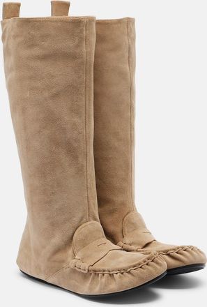 Acne Studios Suede knee-high boots