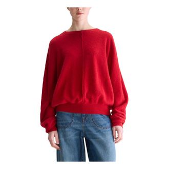 Bellerose Jersey Derny 62 de cuello redondo - Knitwear - Mujer - Rojo - S