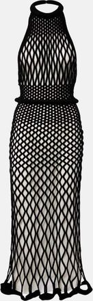 Givenchy Halterneck open-back mesh midi dress
