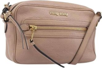 Miu Miu Borsa a spalla Pre-owned in pelle - - Pre-owned - Donna - Beige - ONE SIZE