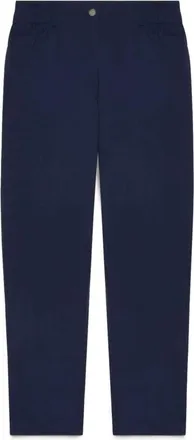 Fiorella Rubino Dames, Broeken, Blauw, Maat: XS Katoen