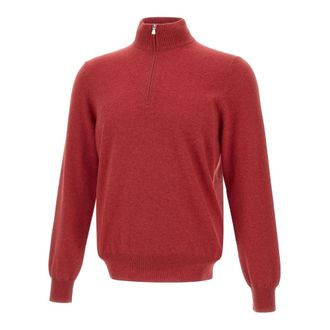Gran Sasso Cashmere Knitwear, male, Red, 3XL, Gran Sasso Jumpers Red