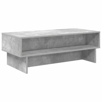 vidaXL Mesa De Caf&eacute; Gris Concreto 100 X 46 X 35 Cm Vidaxl