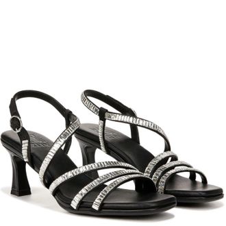 Naturalizer Galaxy 2 I9059F2001 Sandals Black Flared Heel JZZ1234