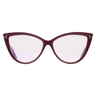Tom Ford Blue Light Bock Cat Eye Ladies Eyeglasses FT5843-B 074 56