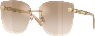 Versace VE2292B 12625A Womens Sunglasses Gold Size 64