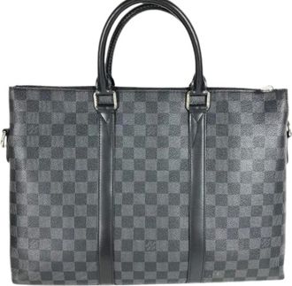 Louis Vuitton Pre-owned Tote Bags, male, Black, Size: ONE SIZE Pre-owned Vintage Tote Bag