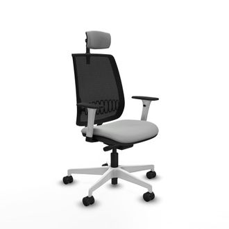 Piqueras y Crespo Silla De Oficina Piqueras Y Crespo Alares Brazos Blancos Soporte Lumbar