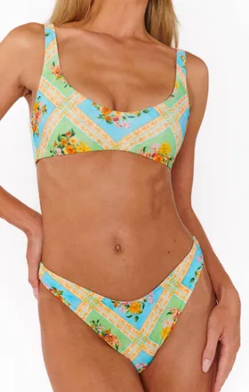 Show me your Mumu Sanibel Reversible Top In Rev Bouquet Gingham