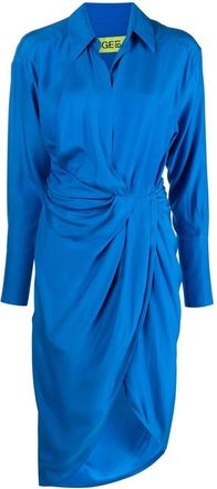 Gauge81 Puno silk midi dress - women - Silk - 40 - Blue