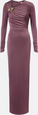 Rebecca Vallance Abito lungo Nala con cristalli