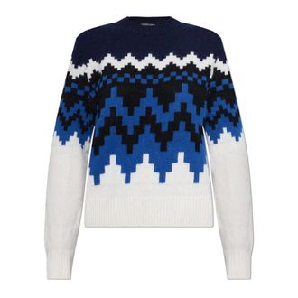 Canada Goose Thelon Crew Wool Sweater - Knitwear - Mujer - Azul - XS