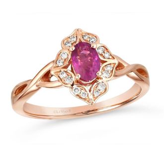 Le Vian Ladies Passion Ruby Rings set in 14K Strawberry Gold