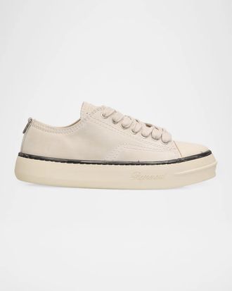 Represent Men & apos;s Cap-Toe Leather Low-Top Sneakers