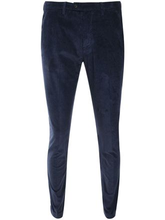 Corneliani corduroy chinos - Blue
