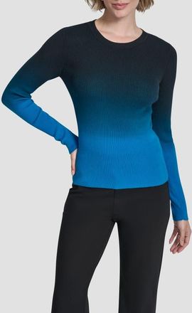 DKNY Dip Dye Sweater in Ocean Blue at Nordstrom, Size Medium