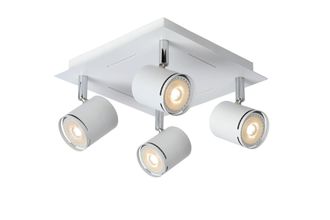 Lucide RILOU Dimmable Rotatable Stylish Indoor LED Ceiling Spotlight GU10 in White