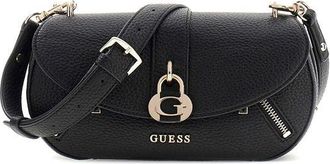 Guess Womens Crossbody Bag Black Polyurethane - Crossbody-Bags