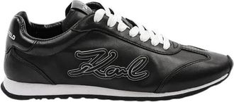 Karl Lagerfeld Venus Sneakers - Dames - Sneakers - Zwart - 37 EU - Leer - Schoenen
