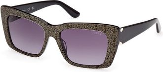 Guess GU7890 01B Womens Sunglasses Black Size 55