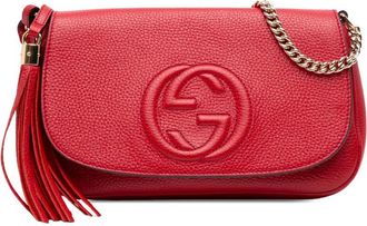 Gucci Pre-owned Gucci Medium Calfskin Soho Chain Flap Crossbody Ladies C910F1BPS2T5BH6V