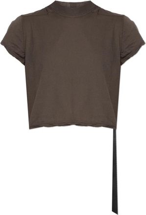 Rick Owens T-shirt met bandjes - Dames - T-shirts - Bruin - XS - Katoen - Tops