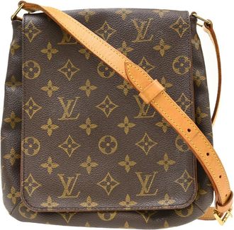 Louis Vuitton Musette Salsa Monogram Canvas Brown Canvas Handbag (Pre-Owned)