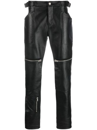 Moschino Pantaloni con zip - Nero