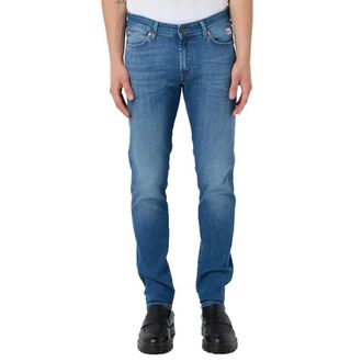 Roy Rogers Slim-fit Jeans, male, Blue, Size: W30 Carlin Slim Jeans