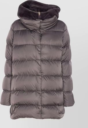 Herno down quilted hooded puffer jacket