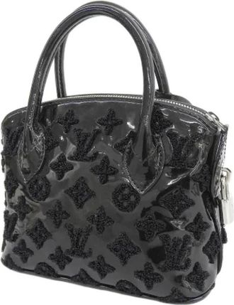 Louis Vuitton Tweedehands Canvas handtassen - Dames - Vintage Handtas - Zwart - ONE Size - Leer - Vintage