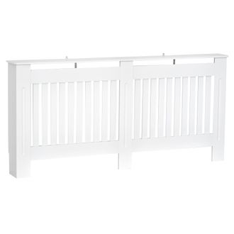 OEM Cubreradiador De Mdf Cubierta Para Radiador Para Sal&oacute;n Dormitorio Pasillo 172x19x81 Cm Blanco
