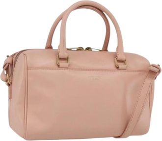 Saint Laurent Pre-owned Vintage Handtas - Dames - Vintage Handtas - Roze - ONE Size - Leer - Vintage