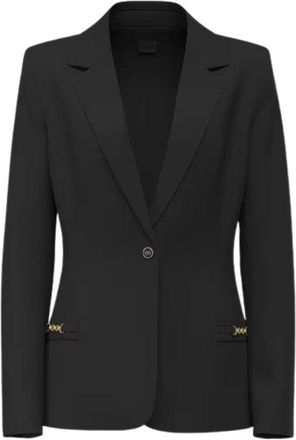Guess Tailored Blazer - Dames - Blazers - Zwart - XS - Leer - Jassen