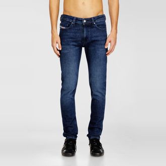 Diesel Skinny Jeans Low Waist 1979 Sleenker, Dark blue, Zip fly