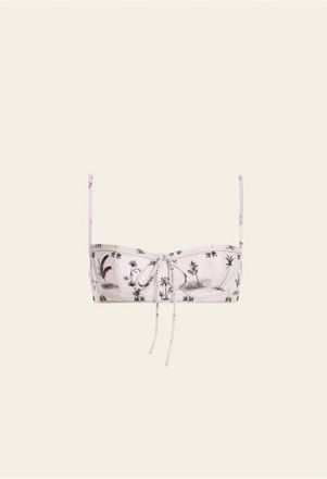 Agua Bendita Libertad Arena Bikini Top in Ivory at Nordstrom, Size X-Small