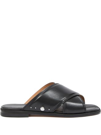 Maison Margiela crossed sandals - Black