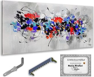 OEM Monica Mirafiori 100% Pintado A Mano Cuadro V&eacute;rtigo 140x70cm Cuadro Pintado A Mano Pintura Acr&iacute;lica Cuadro Acr&iacute;lico De Gran Tama&ntilde;o Arte Moderno Cuadro