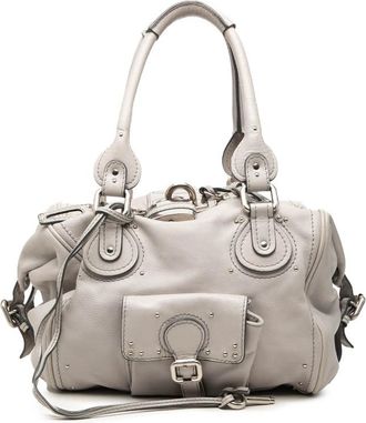 Chlo&eacute; Pre-owned Chloe Leather Paddington Front Pocket Shoulder Bag Ladies IPWI7X77KBOOCAFZ
