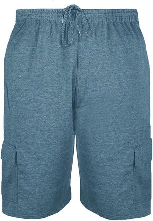 KAM Big Mens Denim Hoss Cargo Shorts Lightweight Tall Clothing 2XL 3XL 4XL 5XL 6XL 7XL 8XL, Size : 6XL